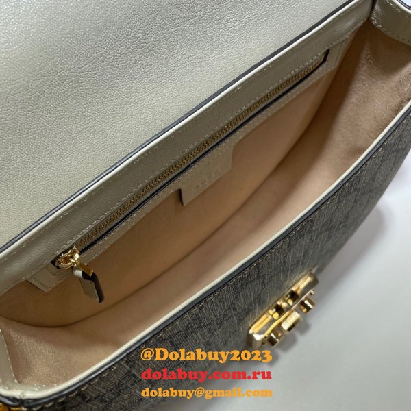 Replica Designer Gucci 644524 White Padlock small shoulder bag