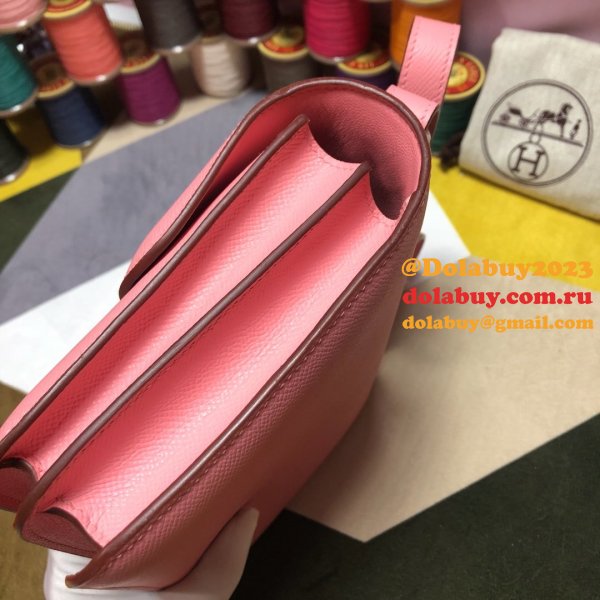 Hermes Constance Bag 23cm Epsom Leather Pink