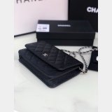 High Quality CC woc chain bag AP0250 MAGNETIC BUCKLE caviar 19CM