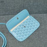 Wholesale Goyard Classic Chevron St. Louis PM Totes Sky-Blue Bags