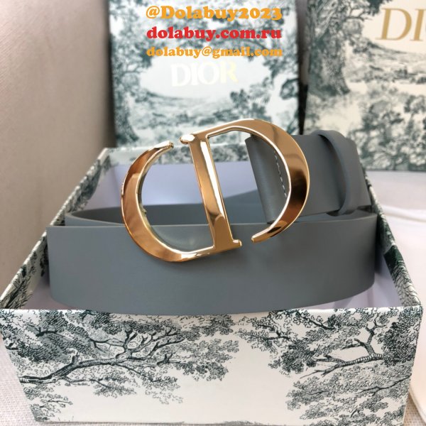 UK Top Quality Christian Dior 3.5CM Multi-color Belts