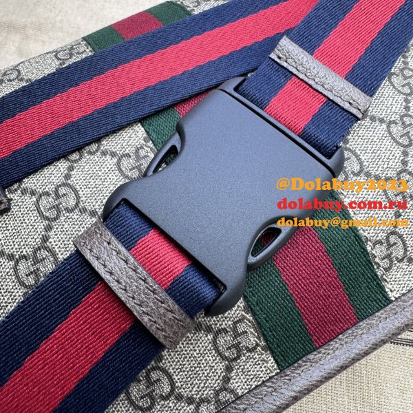 Ophidia GG Perfect Gucci 752597 Belt Ebony Supreme Replica Bag