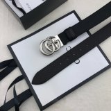 Luxury Gucci 38MM Double G Shop the New Replica Black Belts