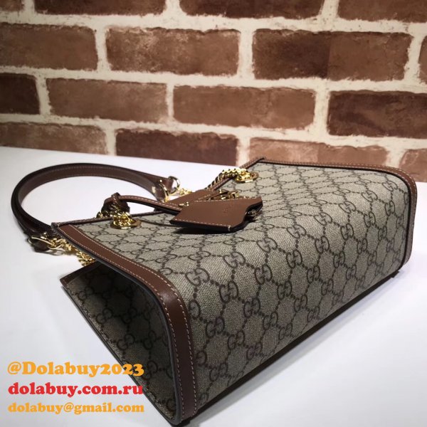 UK Gucci Replica GG Supreme Padlock Small Shoulder 498156 Bag