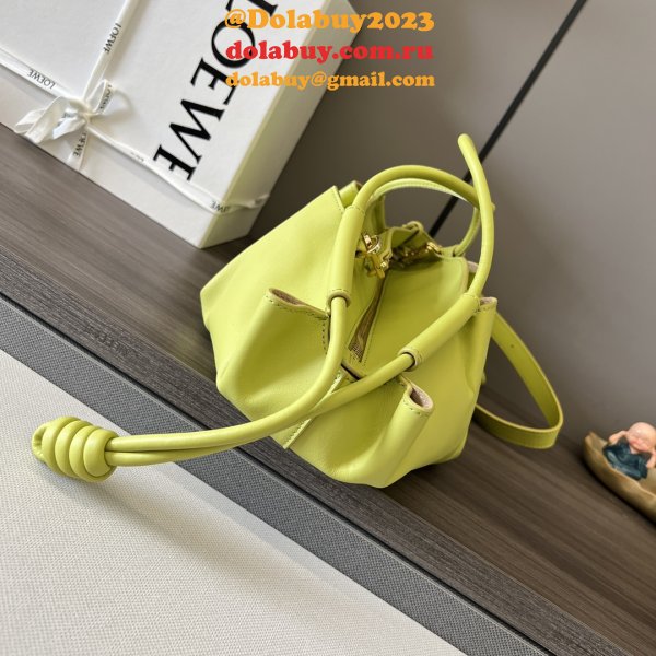 Top Quality Paseo Dumpling Buns small Nappa leather BAG