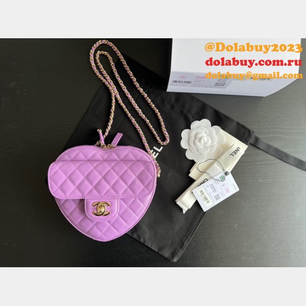 Perfect Replica Heart Bag AS3191 Lambskin Fake Designer Bags