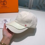 Hermes High Quality Canvas fabric Peaked cap