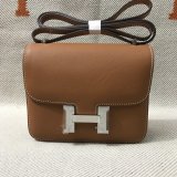 Hermes Constance Bag 18cm Epsom Leather Camel