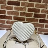 Top Quality GG MARMONT 751628 Heart matelasse BAG