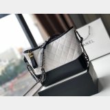 Best CC Gabrielle hobo bag 28cm Black White