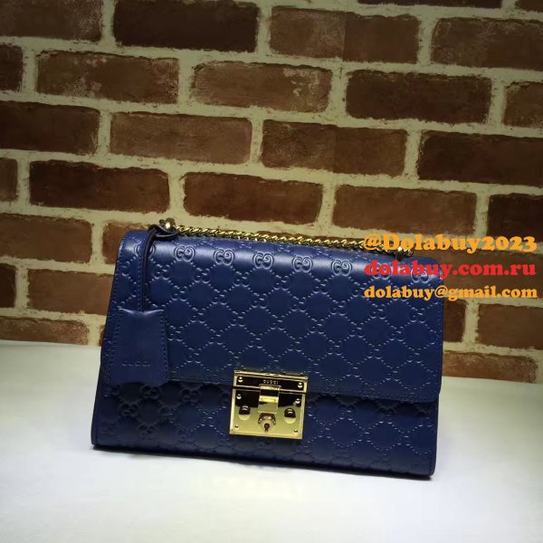 Replica 7 Star Gucci Padlock medium GG shoulder 409486 bag