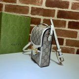 White Replica Gucci Horsebit 1955 mini Top Quality 625615 bag