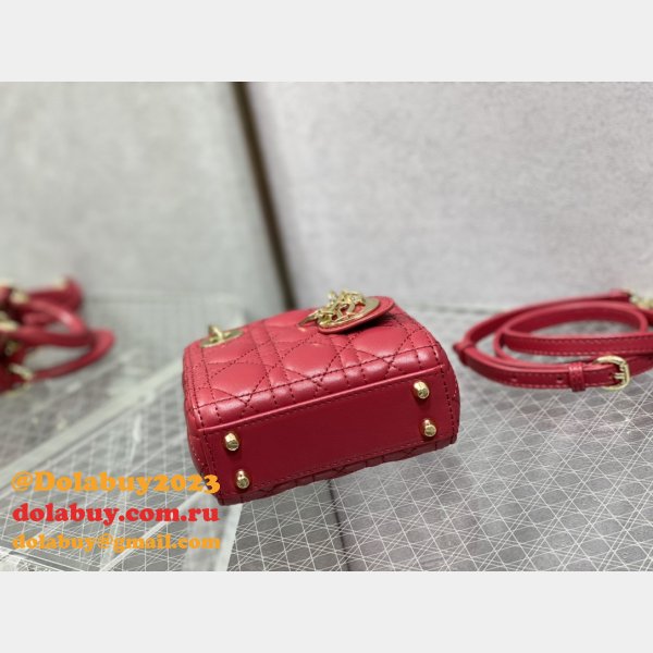 Replica Fashion Dior Micro Lady 1:1 Mirror 12CM Bag