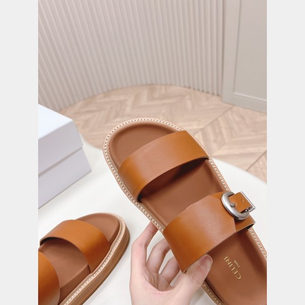 Luxury Celine Sandal Fashion Ladies Slide Platform Knockoff Shoes