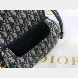 Replica Christian Dior Bobby East-West Blue Bag China Sale