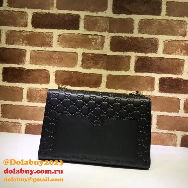 Replica 7 Star Gucci Padlock medium GG shoulder 409486 bag