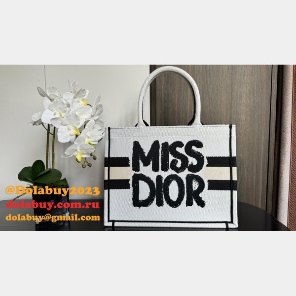 Top Quality Miss Dior Inspired Allover Book Tote