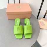 Miu Miu Replica Bread Slippers Heel Sandals Shoes