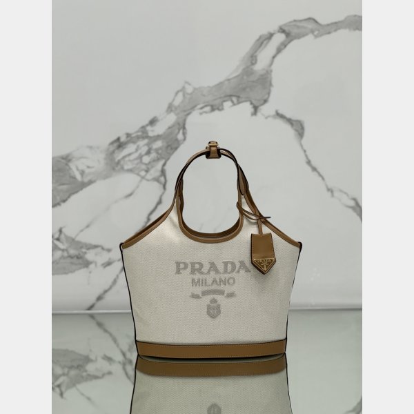 Top Quality Prada Milano canvas handbag 1BG472