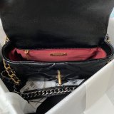 Luxury Flap Shiny Lambskin 19 AS1160 Replica Handbag 26CM