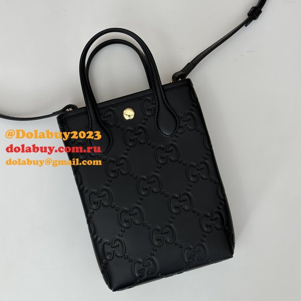 GG Crossbody Gucci 790133 Black Super AAA+ Designer Replica Bags