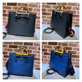 Cheap Gucci Diana tote bag 678842 blue/black leather from china