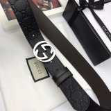 Fake Gucci 37MM Double G leather Replica belt