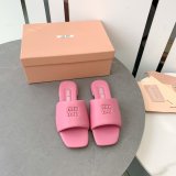 Perfect MiuMiu Bread Slippers Summer Replica Sandals