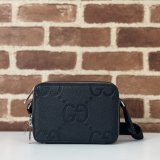 Knockoff Gucci 816958 Fashion Jumbo GG Super Black Bag