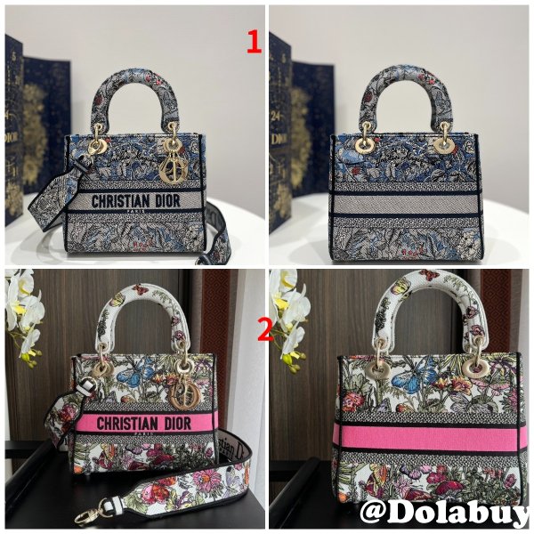 Top Quality Luxury Lady Dior 24cm Replicas Christian Dior Bags