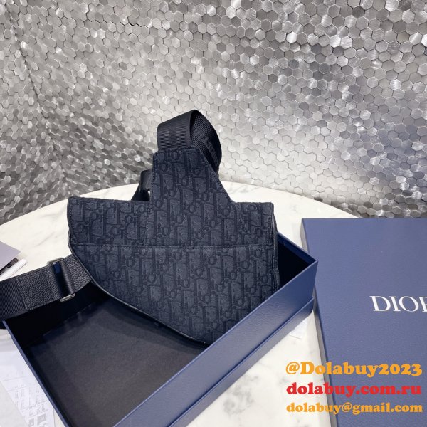 High Quality Dior homme saddle ophidia men bag