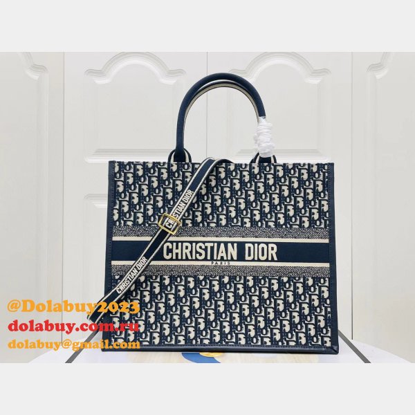 Luxury Dior Book tote with strap new 1286 all size