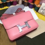 Hermes Constance Bag 23cm Epsom Leather Pink