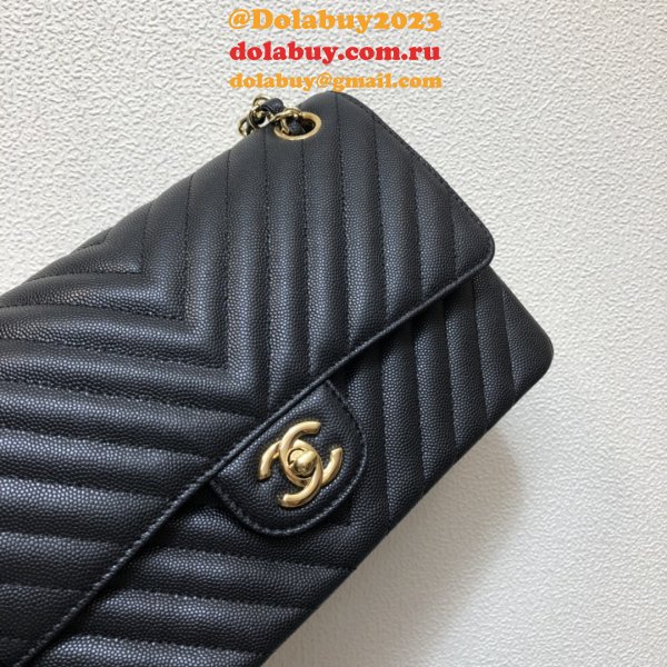 Top Quality CC CF1112  V CLASSICAL HANDBAG 25.5cm