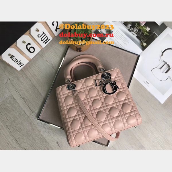 Fashion Christian Dior Lady Dior Top Quality 24CM Fake Bag