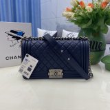 Replica CC Le Boy Flap Bag caviar leather 25CM