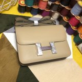 Hermes Constance Bag 23cm Epsom Leather Apricot