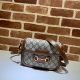 Gucci Beige Replicas Horsebit 1955 mini aaa bag