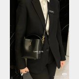 YSL Fake LE 37 AAA+ Hobo In Shiny 765870 Replica Saint Laurent Bag