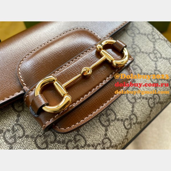 Fake Gucci Horsebit 1955 Top Handle Hot On Sale 703848 Bag