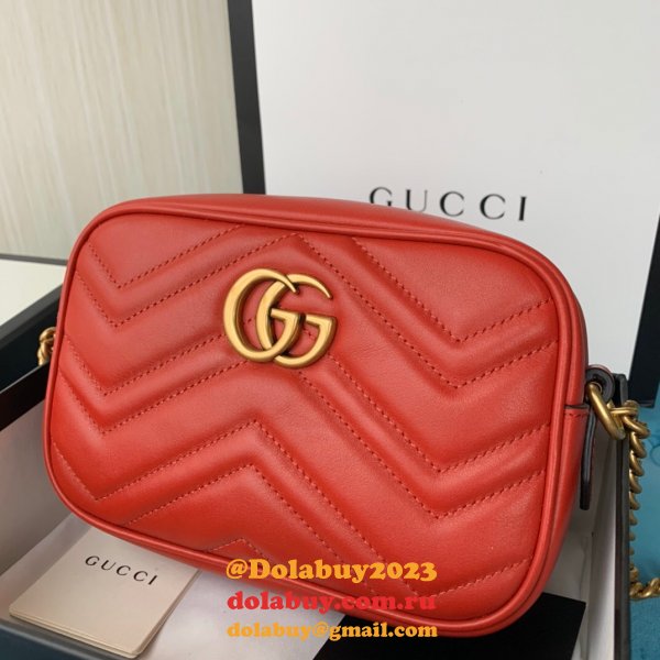 Gucci Replica GG Marmont matelassé mini 448065 bag