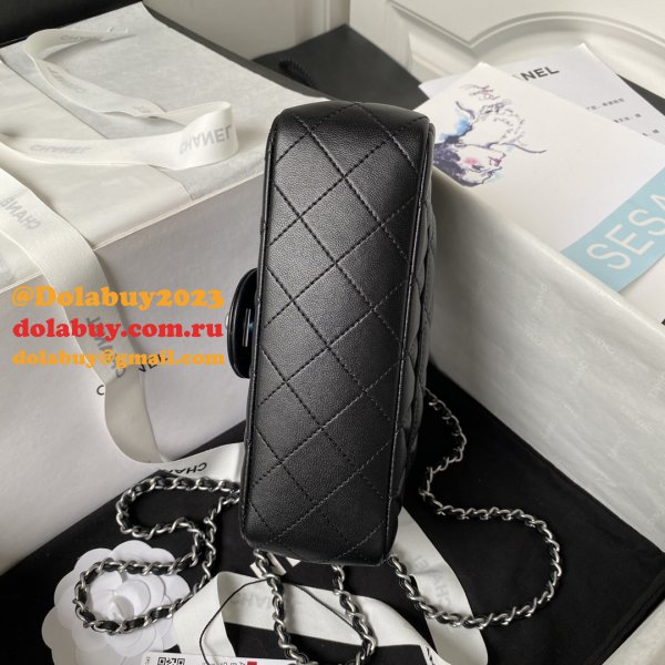 Luxury CC FLAP BAGS 20CM AS1787 SILVER BALL