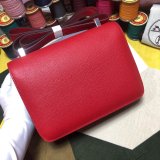 Hermes Constance Bag 23cm Epsom Leather Red