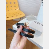 Wholesale Loewe Women Belt 1:1 Mirror Smooth 1.5cm Width