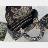 Perfect 1:1 Christian Dior Replicas Lady Best 24CM Black Bag