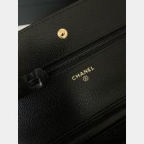 CLASSICAL Knockoff CC WOC SMALL CAVIAR LEATHER CHAIN BAG