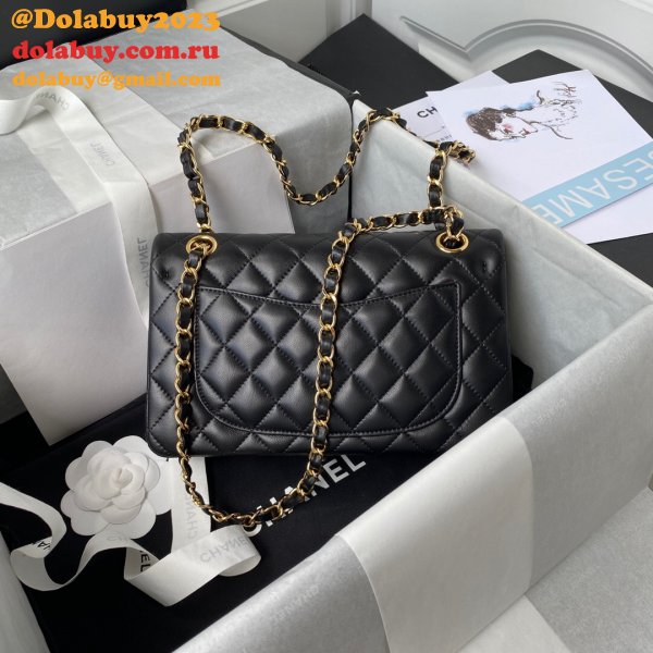 Top quality Fake Small Flap Lambskin CF 23cm