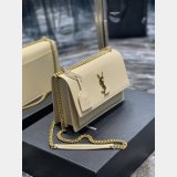 Shop Saint Laurent Sunset Mono Crossbody Bag 22CM 422906