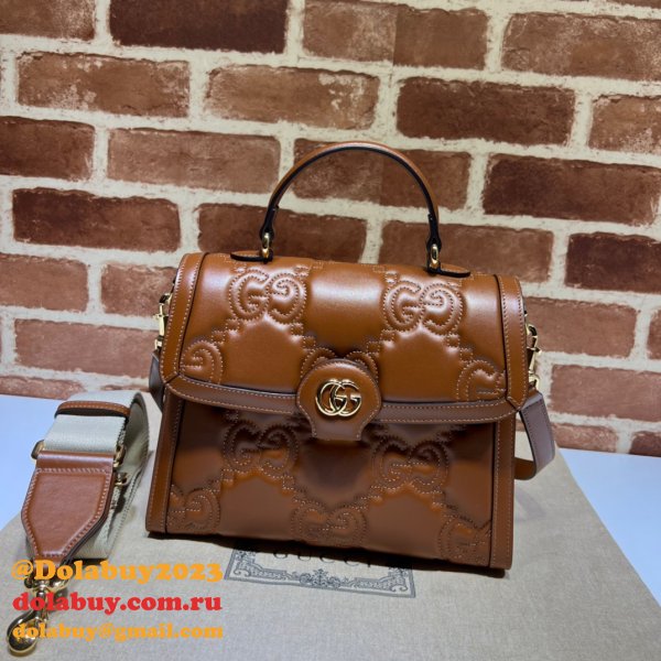 Gucci Fashion Copy 736877 Matelasse GG Top Handle Bag