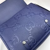 Jumbo Gucci Inspired GG 1:1 Mirror Messenger 760234 Blue Bag